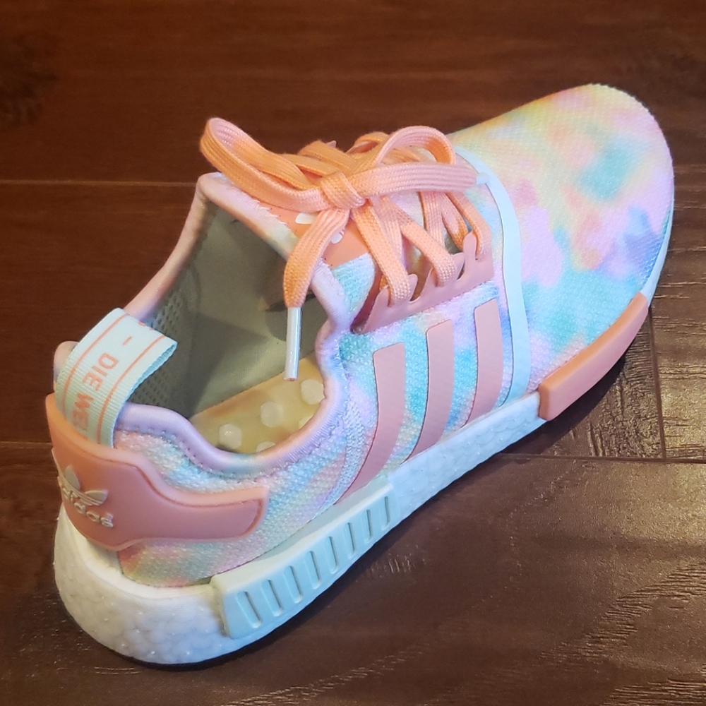 Adidas NMD R1 Tie Dye Athletic Sneakers - Picture 6 of 15